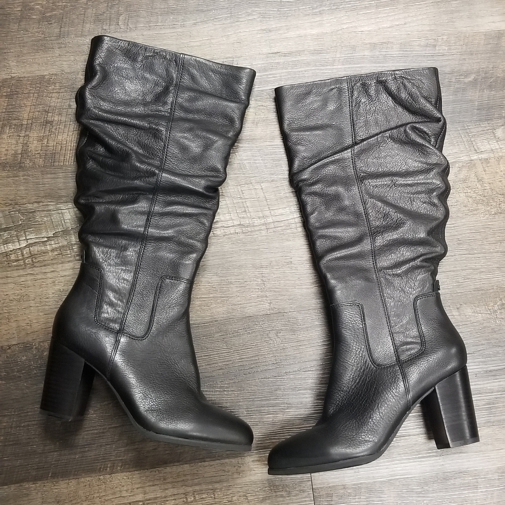 Vionic Lolita Slouch Leather Boots